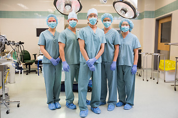 Image showing Medical Team Standing In Operation Room
