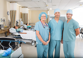 Image showing Nurses Standing In Hospital Ward