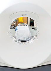 Image showing Closeup Of CT Scan Machine