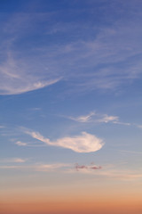 Image showing Cloud background vertical