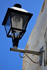 Image showing  wall arrecife lanzarote blue