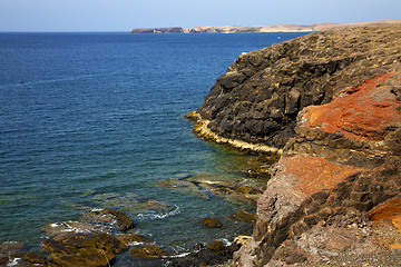 Image showing water  ce and summer in el golfo lanzarote 