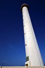 Image showing lighthouse and window in the blue sky   e teguise 