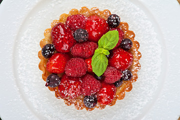 Image showing Cake with fresh berries