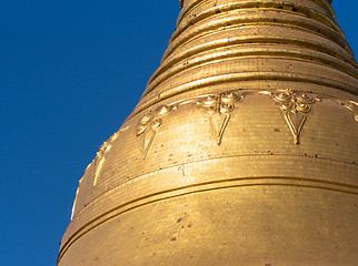 Image showing Detail of the Shwedagon Pagoda