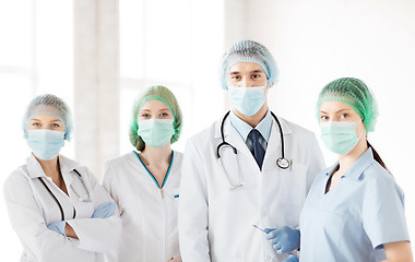 Image showing group of doctors in operating room