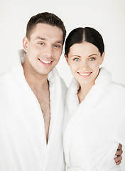 Image showing couple in spa