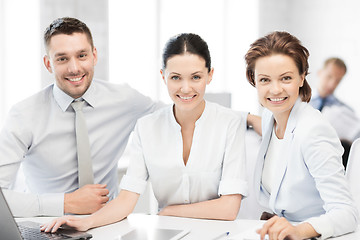 Image showing business team working in office