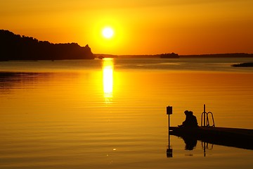 Image showing Orange Sky