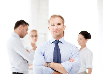 Image showing businessman in office