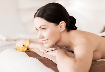 Image showing woman in spa