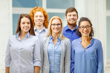 Image showing happy creative team in office