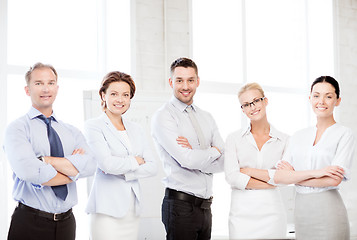 Image showing friendly business team in office