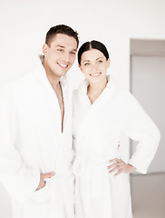 Image showing couple in spa