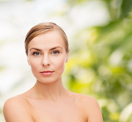 Image showing face and shoulders of young woman