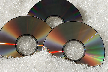 Image showing Three DVDs