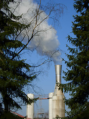 Image showing Factory pipes, pollution # 03