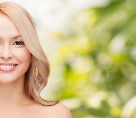 Image showing calm young woman