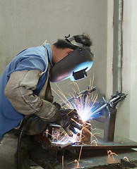 Image showing Welder working