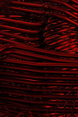 Image showing Dark, red abstract