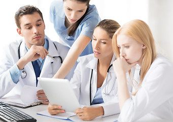 Image showing team or group of doctors working