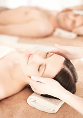 Image showing couple in spa