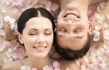 Image showing couple in spa