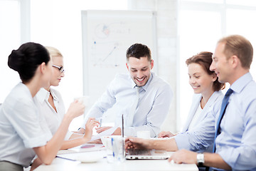 Image showing business team having meeting in office