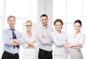 Image showing happy business team in office