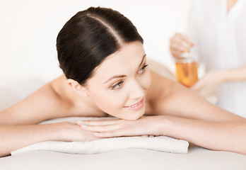 Image showing woman in spa