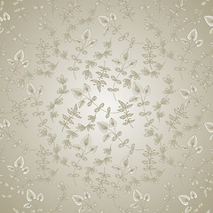 Image showing Seamless texture with flowers