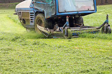 Image showing Mowing grass_3