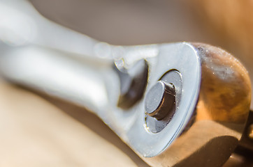 Image showing wrench tool closeup