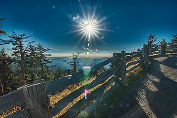 Image showing scenics around blue ridge parkway north carolina