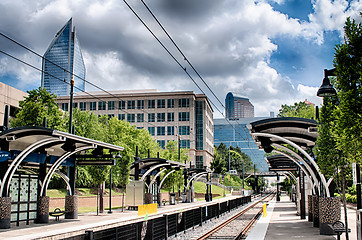 Image showing city streets of charlotte north carolina