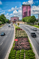 Image showing city streets of charlotte north carolina