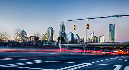 Image showing early morning in charlotte nc