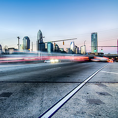 Image showing early morning in charlotte nc