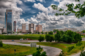 Image showing city streets of charlotte north carolina