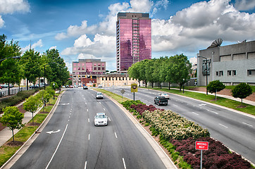 Image showing city streets of charlotte north carolina