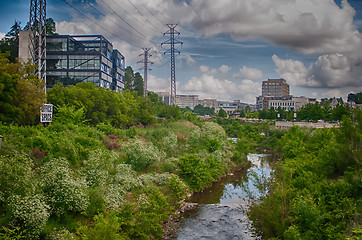 Image showing city streets of charlotte north carolina