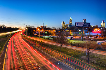 Image showing early morning in charlotte nc