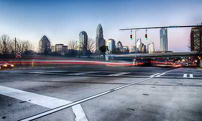 Image showing early morning in charlotte nc