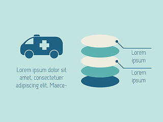 Image showing Medical Infographic.