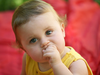 Image showing Happy baby boy