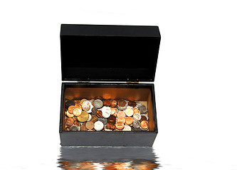 Image showing Black Coin Box