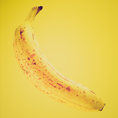 Image showing Retro look Banana fruit