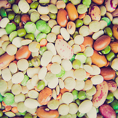 Image showing Retro look Beans salad