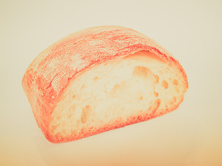 Image showing Retro look Bread sliced