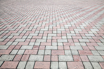 Image showing stone street road pavement texture